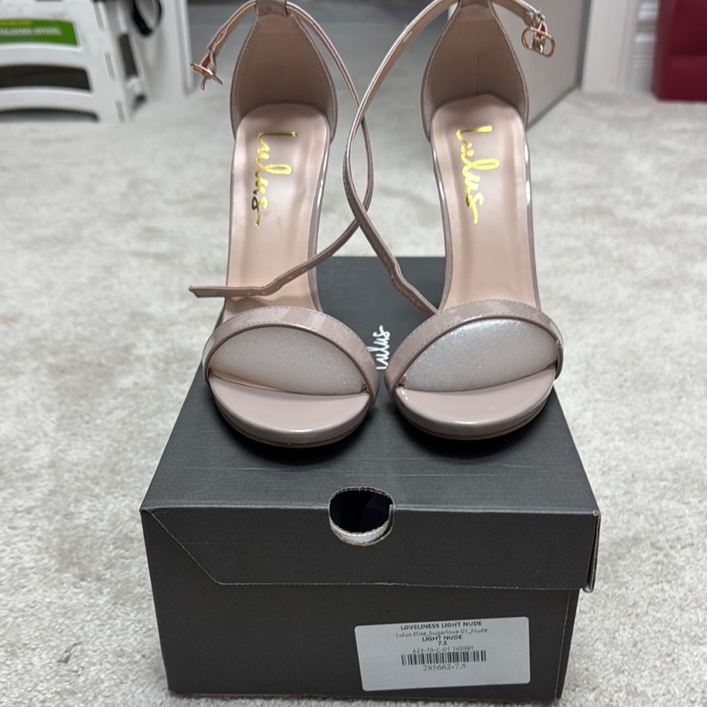 Lulus Elise Pink Heels with Stiletto Design and Open Toe